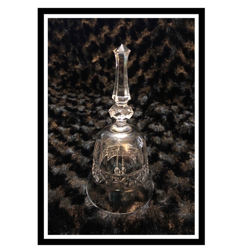 Vintage Bohemia Czech Republic Crystal Bell